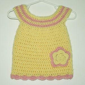🌸 EASTER BABY DRESS · 3–6 MO 🌸
